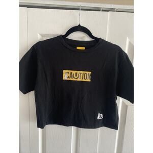 Caution FR2 Women's Medium Cropped Graphic Butter Tee Rabbit Streetwear Japan